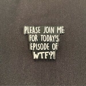 We all feel this sometimes | Enamel pin/magnet helps people bond 3FER